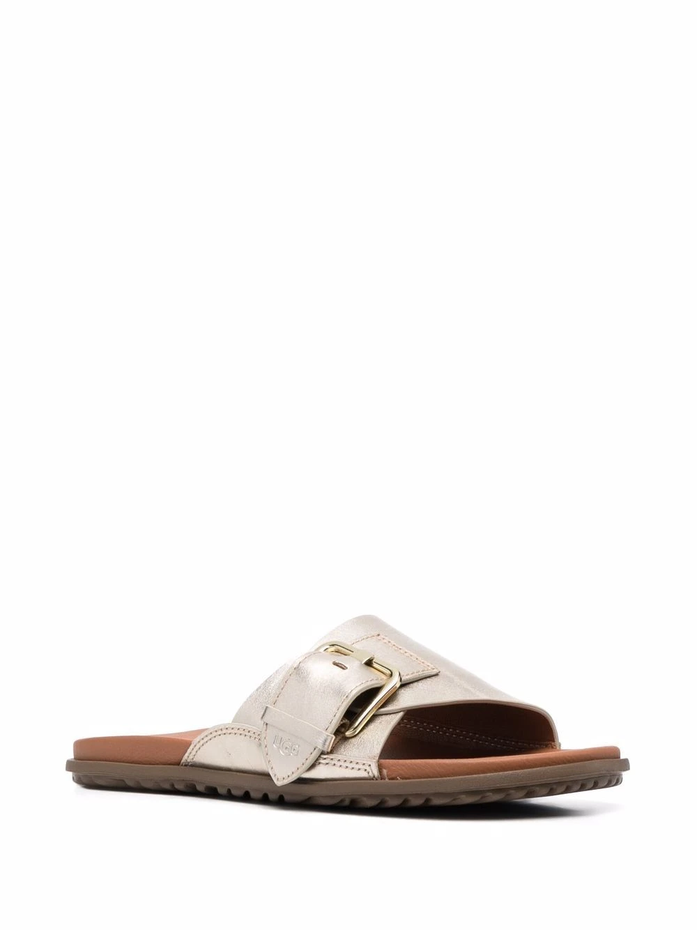 Women UGG Buckled Metallic Sandals 4 Women UGG Buckled Metallic Sandals - Image 2