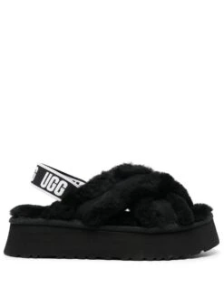Women UGG Chunky Logo-print Sandals