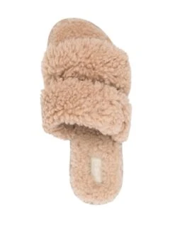 Women UGG Maxi Curly Scuffette Slippers -Ugg 19186956 42072919 1000