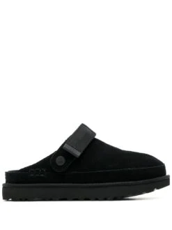 Women UGG Touch-strap Suede Slippers