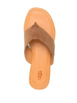 Women UGG Carey Suede Flip Flops -Ugg 19861729 44574408 1000