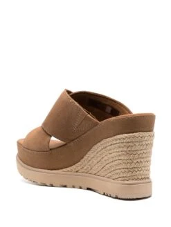 Women UGG Braided Wedge-heel Sandals -Ugg 19900471 44740995 1000